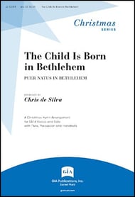 The Child Is Born in Bethlehem SATB choral sheet music cover Thumbnail